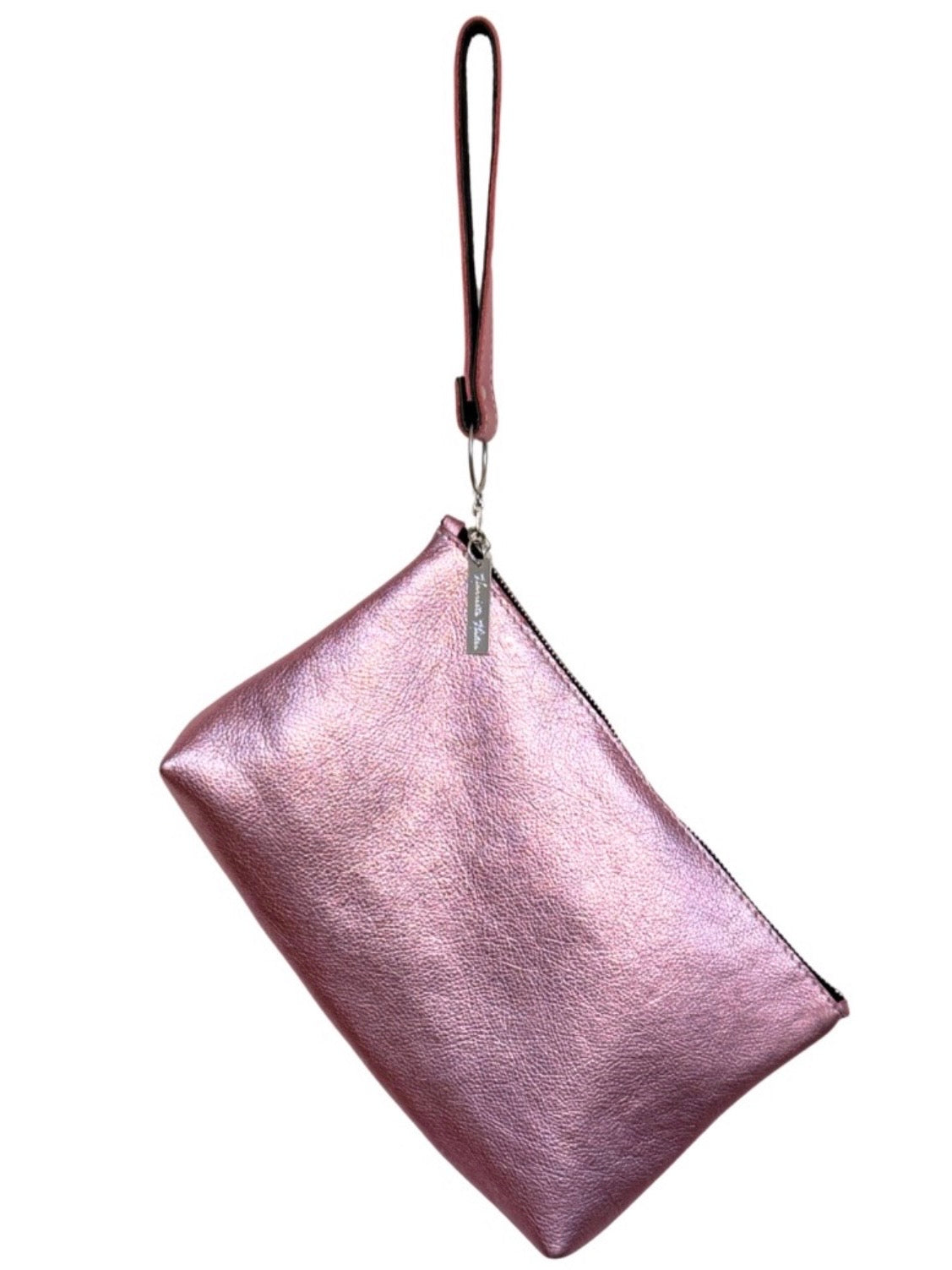 Bella Bag - Metallic Baby Pink