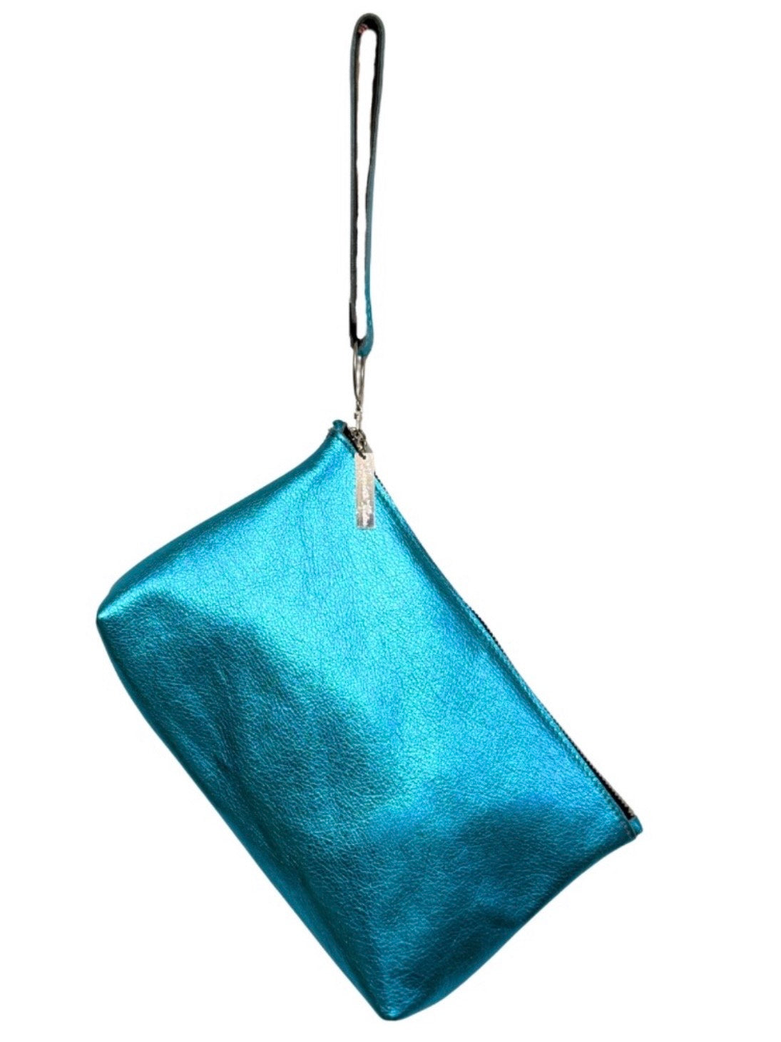 Bella Bag - Metallic Turquoise